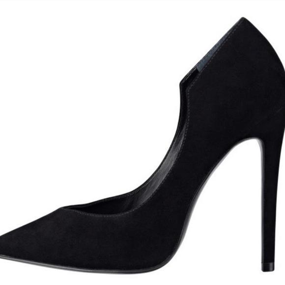Kendall + Kylie Black Suede High Heel Pumps NEW W/Out Tags - Picture 1 of 7